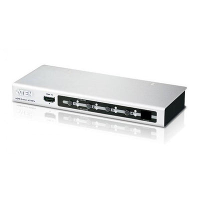 ATEN 4 Port HDMI Device Connections, 1.3B Certified, R.C. + HDMI Cable [VS481A-AT-G]