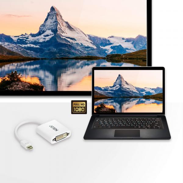ATEN Mini Displayport (male) to DVI-D (female) convertor [VC960-AT]