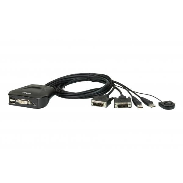 Aten 2Port DVI Cable KVM- PROMO FINO AD ESAURIMENTO SCORTE [CS22D-AT]