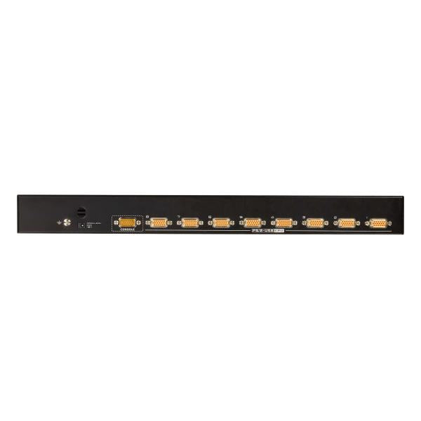 ATEN 8 Port USB/PS2 KVM, combo console , 2048x1536 , 2 level cascade, Broadcast,Multiplatform [CS1308-AT-G]
