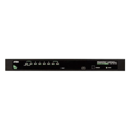 ATEN 8 Port USB/PS2 KVM, combo console , 2048x1536 , 2 level cascade, Broadcast,Multiplatform [CS1308-AT-G]