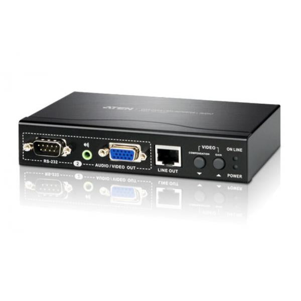 ATEN VGA over RJ45 Repeater + Audio + R.C. (2x VGA / 2x speaker + RS232) up to 150M / 1600 x 1200 [VB552-AT-G]