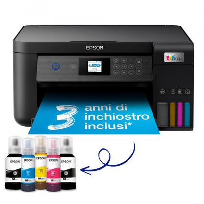 Epson EcoTank ET-2850 - Multifunctional printer - A4 - 5760 x 1440 DPI - Wi-Fi - Black [C11CJ63405]