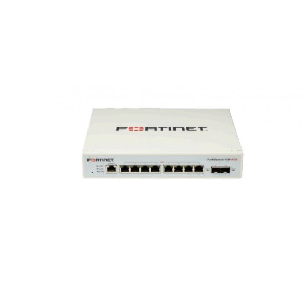 FORTISWITCH-108F-POE SWITCH L2+ MANAGEMENT CON 8 P. GE + 2 P. SFP POE POWER BUDGET 65W [FS-108F-POE]