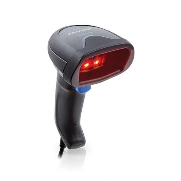 Datalogic QuickScan QW2520 - 2D VGA Imager - USB Interface - Black (Kit includes Scanner, USB Cable 90A052258 and Stand STD-QW25-BK) [QW2520-BKK1S]