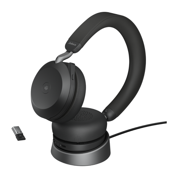 Jabra Evolve2 75 - MS Stereo Headset - With charging stand [27599-999-989]