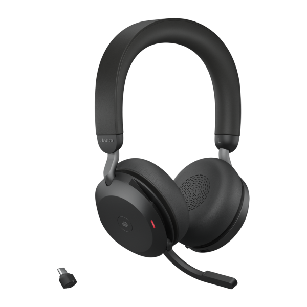 Jabra Evolve2 75 Auricolare Wireless A Padiglione Ufficio USB tipo-C Bluetooth Base di ricarica Nero [27599-999-899]