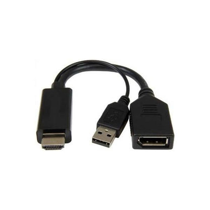 LINK ADATTATORE ATTIVO HDMI MAS - DISPLAYPORT 1.2 FEM E CONNETTORE USB 4K PER PC/NB HDMI A VIDEO DIS [LKADAT202]