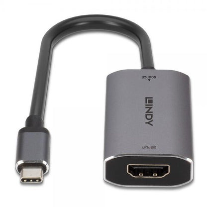 Lindy 43327 cavo e adattatore video 0,11 m USB tipo-C HDMI Nero, Grigio [LINDY43327] - ITPartners