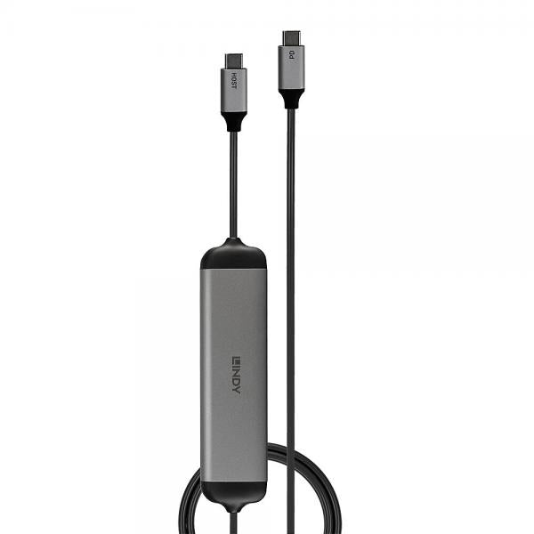 LINDY DOCKING MICRO 140 PER LAPTOP, USB C, SUPPORTO 4K, CAVO RICA 60W [43326]
