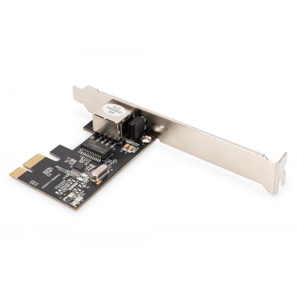 Digitus Gigabit Ethernet PCI Express Card 32-bit - Low profile bracket - Realtek RTL8111H [DN-10130-1]