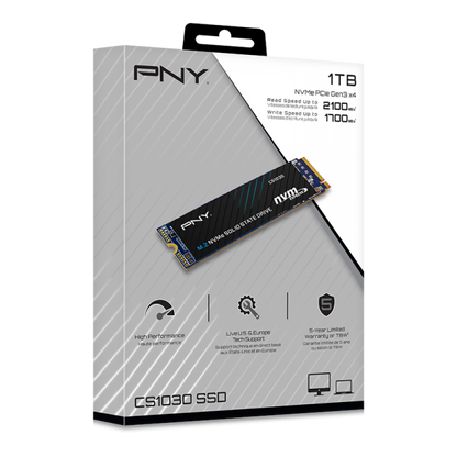 PNY CS1030 M.2 1000 GB PCI Express 3.0 3D NAND NVMe [M280CS1030-1TB-RB] - ITPartners