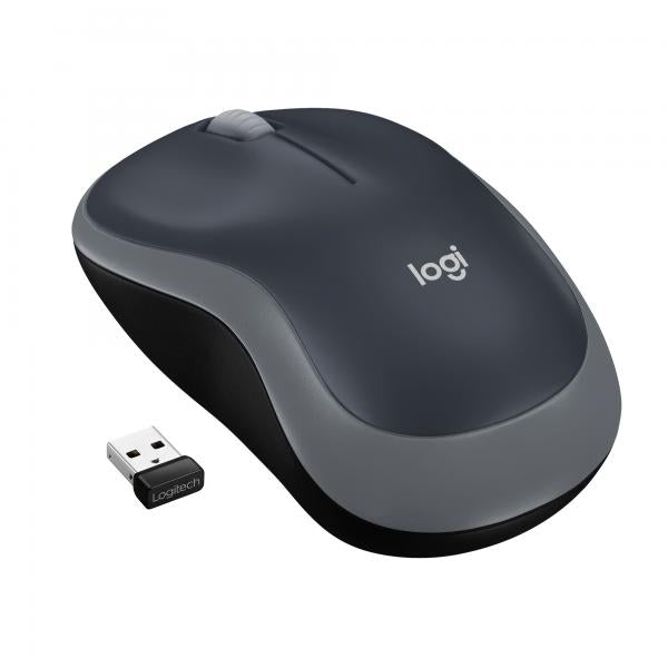 Logitech M185 Compact Wireless Mouse - Black/Grey [910-002235]