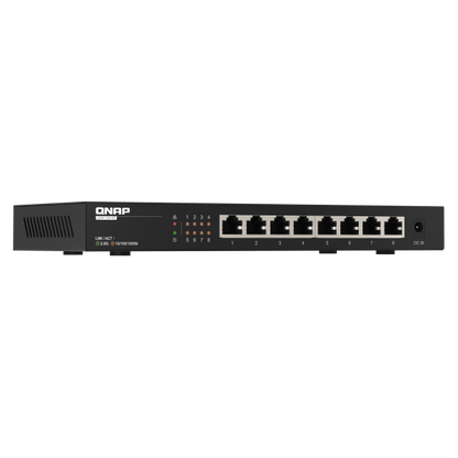 QNAP SWITCH QSW-1108-8T, 8 ports 2.5Gbps with RJ45, unmanaged switch (2.5G/1G/100M) [QSW-1108-8T]