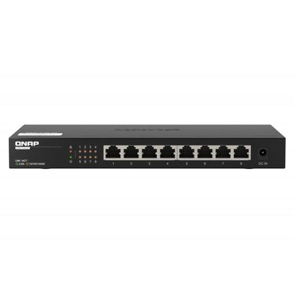 QNAP SWITCH QSW-1108-8T, 8 ports 2.5Gbps with RJ45, unmanaged switch (2.5G/1G/100M) [QSW-1108-8T]