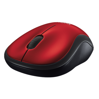 LOGITECH WIRELESS MOUSE M185 OTTICO, USB, COLORE ROSSO [910-002237]