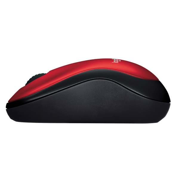 LOGITECH WIRELESS MOUSE M185 OTTICO, USB, COLORE ROSSO [910-002237]