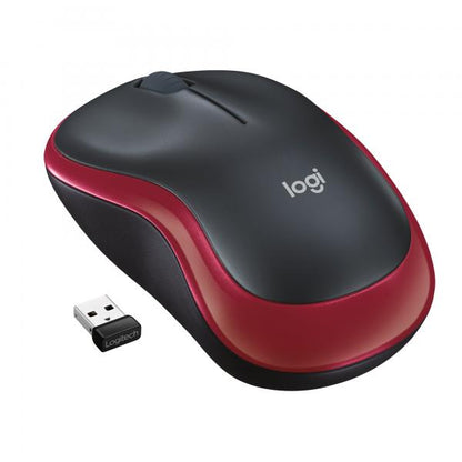 LOGITECH WIRELESS MOUSE M185 OTTICO, USB, COLORE ROSSO [910-002237]