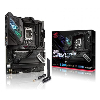 ASUS MB Z690, ROG STRIX Z690-F GAMING WIFI, LGA 1700, DDR5 USB3.2, ALDER LAKE [RG ST Z690-F GA WIFI] 