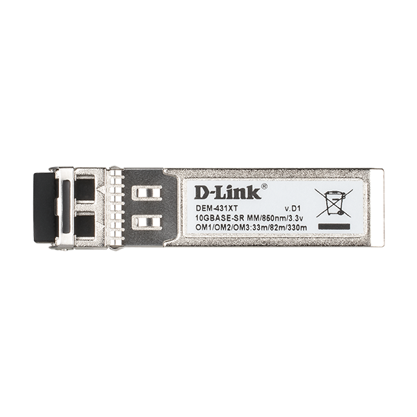 D-LINK TRANSCEIVER 10GBASE-SR SFP+ 80/300M [DEM-431XT]