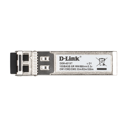 D-LINK TRANSCEIVER 10GBASE-SR SFP+ 80/300M [DEM-431XT_I]