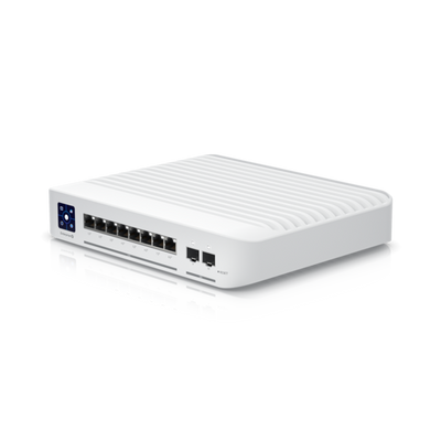 Ubiquiti - Enterprise-8-PoE-EU - UniFi Layer 3 switch with x8 2.5 GbE PoE+, x2 10 Gigabit SFP+ ports, 120W total PoE availability [USW-Enterprise-8-PoE-EU]