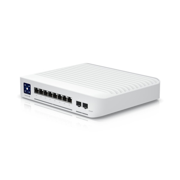 Ubiquiti - Enterprise-8-PoE-EU - UniFi Layer 3 switch with x8 2.5 GbE PoE+, x2 10 Gigabit SFP+ ports, 120W total PoE availability [USW-Enterprise-8-PoE-EU]