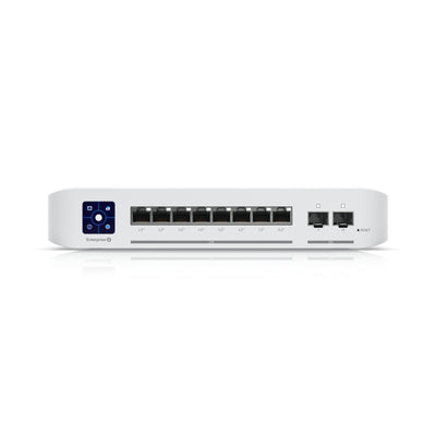 Ubiquiti - Enterprise-8-PoE-EU - UniFi Layer 3 switch with x8 2.5 GbE PoE+, x2 10 Gigabit SFP+ ports, 120W total PoE availability [USW-Enterprise-8-PoE-EU]