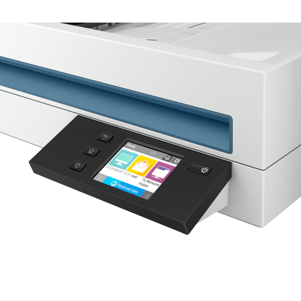 HP SCANNER DOCUMENTALE, SCANJET PRO N4600 fnw1, A4, 30 PPM, ADF, FRONTE/RETRO, USB/LAN [20G07A]