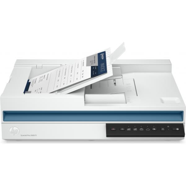 HP SCANNER DOCUMENTALE, SCANJET PRO 2600 F1, A4, 25 PPM, ADF, FRONTE/RETRO, USB [20G05A]