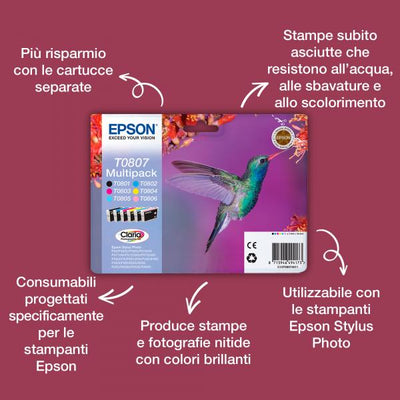 Epson Hummingbird Cartuccia Magenta [C13T08034011]