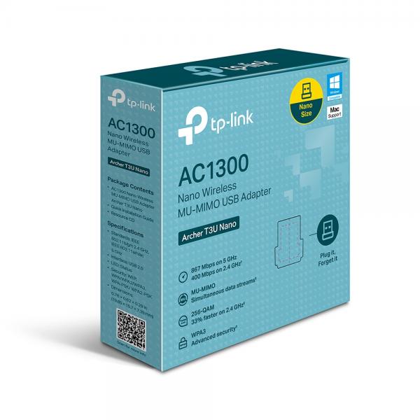 USB ADAPTER AC1300 DUALBAND NANO [ARCHERT3UNANO]