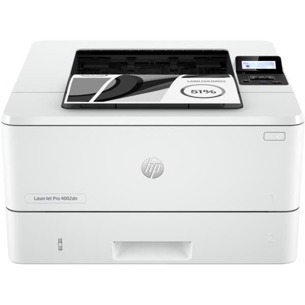 HP STAMPANTE LASER A4 B/N, LASERJET PRO 4002DN, SERIE 4000, 40PPM, FRONTE/RETRO, USB/LAN [2Z605F]