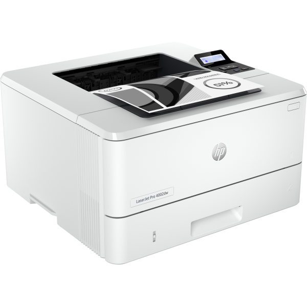 HP STAMPANTE LASER A4 B/N, LASERJET PRO 4002DW, SERIE 4000, 40PPM, FRONTE/RETRO, USB/LAN/WIFI [2Z606F]