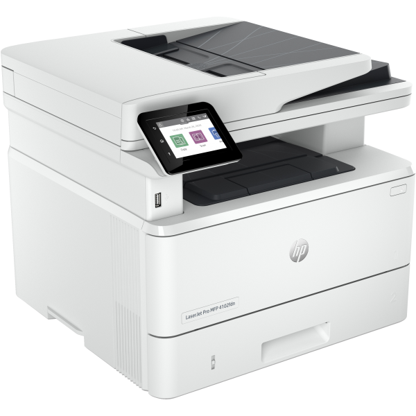 HP MULTIFUNZIONE LASER A4 B/N, LASERJET PRO 4102FDN, SERIE 4000, 40PPM, ADF, FRONTE/RETRO, USB/LAN, 4 IN 1 [2Z623F]