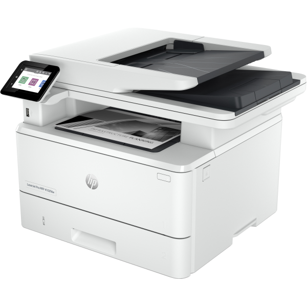 HP MULTIFUNZIONE LASER A4 B/N, LASERJET PRO 4102DW, SERIE 4000, 40PPM, ADF, FRONTE/RETRO, USB/LAN/WIFI, 3 IN 1 [2Z622F]