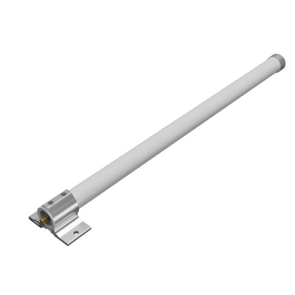 Antenna kit for LoRa with a 6.5 dBi Omni antenna for 824-960 MHz, 1 m long SMA cable, and mechanical holder for quick and easy mast attachment. [868_Omni_antenna]