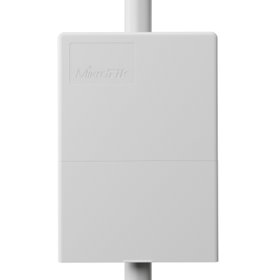 MikroTik - netFiber 9 with 800MHz ARM v7 CPU, 256MB RAM, 4 x 10G SFP+ ports, 5 x 1G SFP ports, 1 x Gigabit Ethernet port (PoE-In), RouterOS L5 license, outdoor enclosure, mounting kit, PSU, PoE inject [CRS310-1G-5S-4S+OUT]