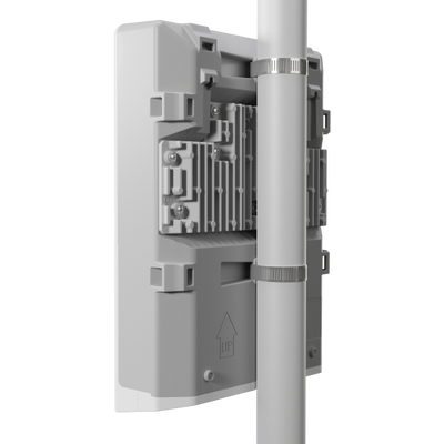 MikroTik - netFiber 9 with 800MHz ARM v7 CPU, 256MB RAM, 4 x 10G SFP+ ports, 5 x 1G SFP ports, 1 x Gigabit Ethernet port (PoE-In), RouterOS L5 license, outdoor enclosure, mounting kit, PSU, PoE inject [CRS310-1G-5S-4S+OUT]