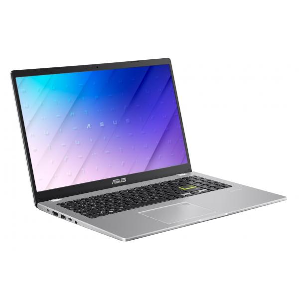 ASUS E510MA-BQ643T Intel Pentium Silver N5030 Computer portatile 39,6 cm (15.6") Full HD 8 GB DDR3-SDRAM 256 GB SSD Wi-Fi 5 (802.11ac) Windows 10 Home in S mode Argento, Bianco [90NB0Q63-M12750]