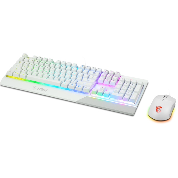 MSI BUNDLE TASTIERA + MOUSE VIGOR GK30 COMBO WHITE LAYOUT ITA [S11-04IT306-CLA]