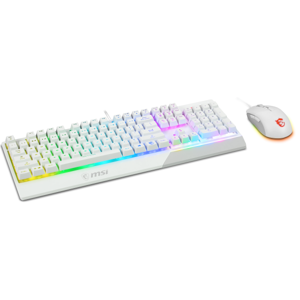 MSI BUNDLE TASTIERA + MOUSE VIGOR GK30 COMBO WHITE LAYOUT ITA [S11-04IT306-CLA]