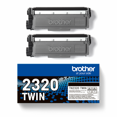 Brother TN-2320 toner black double pack [TN2320TWIN]