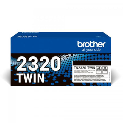 Brother TN-2320 toner black double pack [TN2320TWIN]