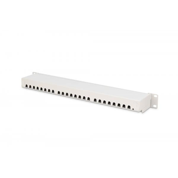 Digitus CAT 6A Patch Panel - 19inch - shielded - 1U - 24-port - 8P8C - Grey [DN-91624S-EA]