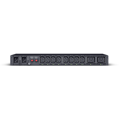 CYBER POWER AWITCHED ATS PDU PDU44005 1U 16A In2xC20 Out12xC13 2xC19 SNMP [PDU44005]