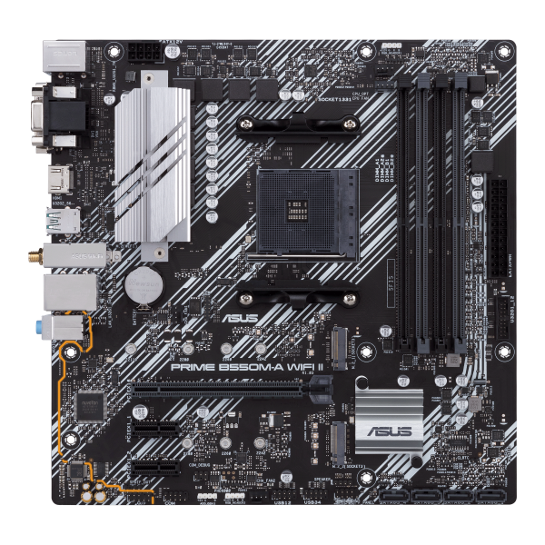 ASUS PRIME B550M-A WIFI II AMD B550 Socket AM4 micro ATX [90MB19X0-M0EAY0]