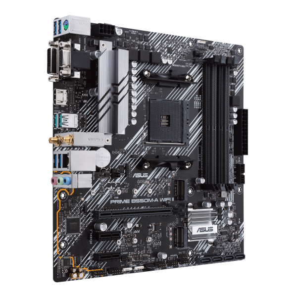 ASUS PRIME B550M-A WIFI II AMD B550 Socket AM4 micro ATX [90MB19X0-M0EAY0]
