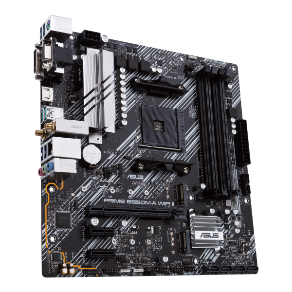 ASUS PRIME B550M-A WIFI II AMD B550 Socket AM4 micro ATX [90MB19X0-M0EAY0]