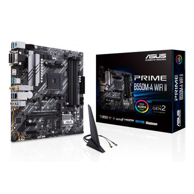 ASUS PRIME B550M-A WIFI II AMD B550 Socket AM4 micro ATX [90MB19X0-M0EAY0]